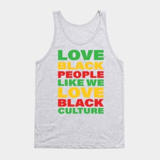 Love Black People Tank Top